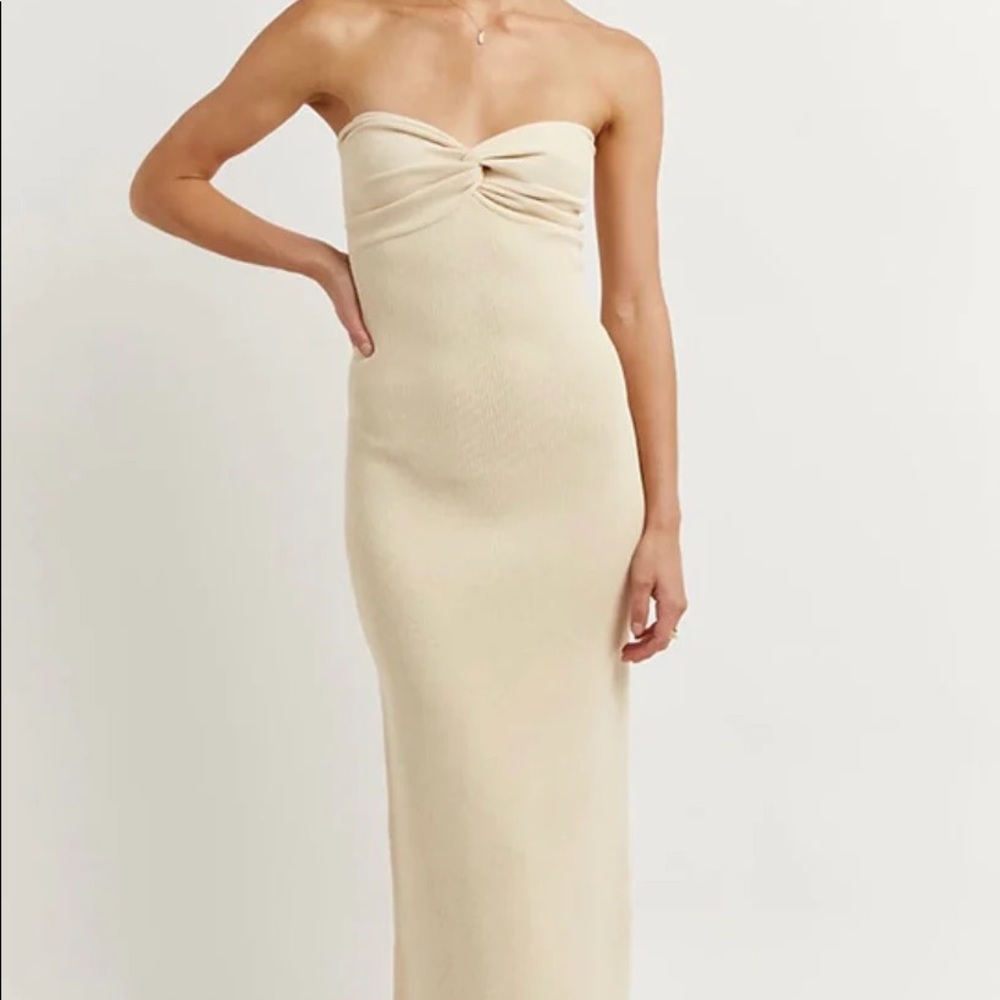 Dissh Anika Cream Midi Dress